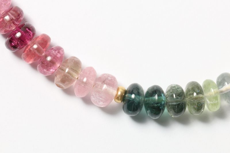 Tourmaline/14K gold Necklaces